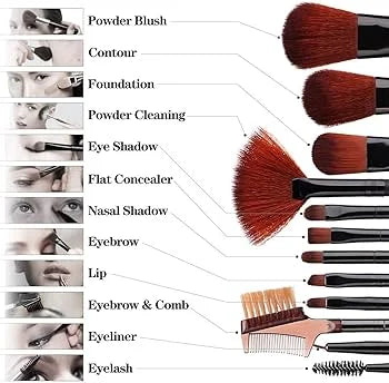 Elegant 12-Piece Makeup Brush Set with Decorative Tricycle Holder – Premium Soft Bristles