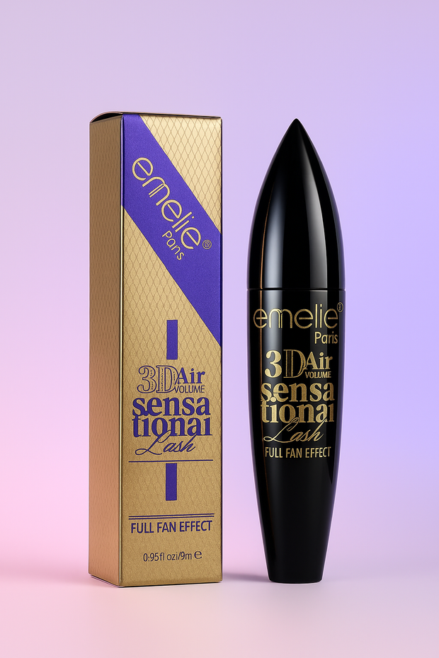 Emelie Paris 3D Air Volume Sensational Lash – Full Fan Effect Mascara