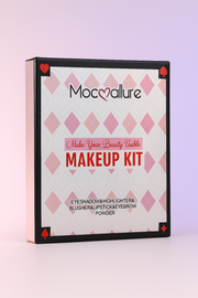 Mocallure Complete Makeup Kit – Eyeshadow, Highlighter, Blusher, Lipstick & Eyebrow Powder