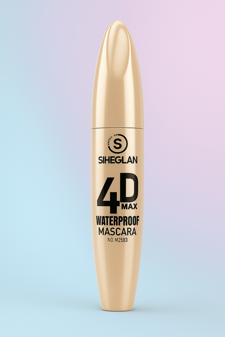 SIHEGLAN 4D Max Waterproof Mascara – Long-Lasting, Smudge-Proof Volume