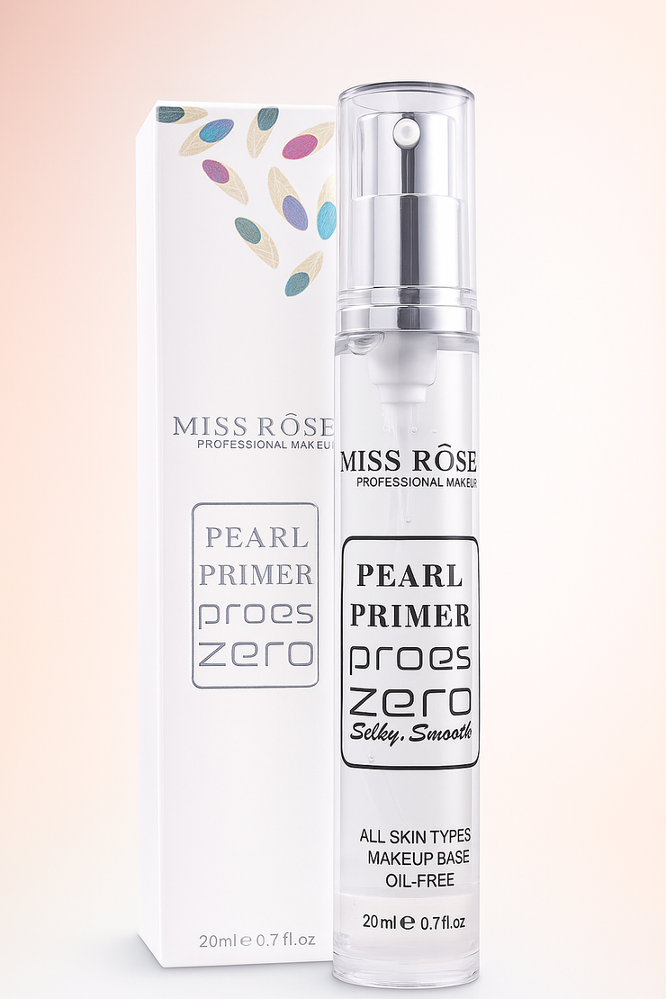 Miss Rose Professional Makeup Pearl Primer – 22ml | Long Stay, Oil-Free