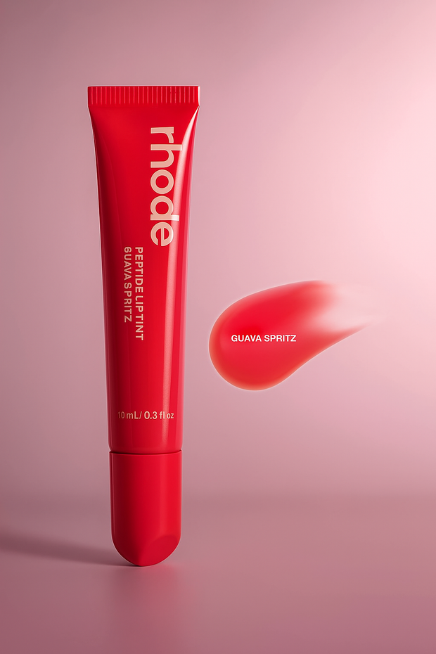 Rhode Peptide Lip Tint – Guava Spritz | Hydrating Peptide Lip Balm (10 mL)