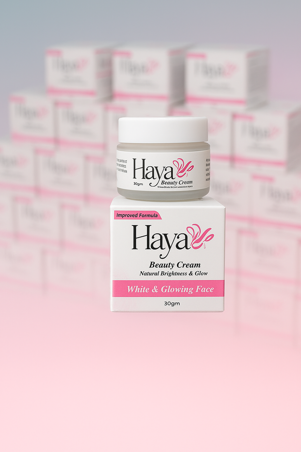 Haya Beauty Cream – Natural Brightness & Glow | White & Glowing Face