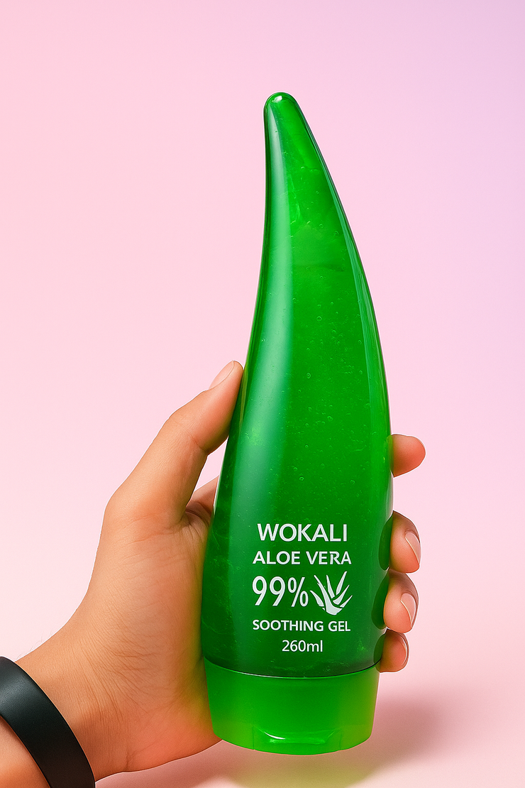 Wokali Aloe Vera 100% Soothing Gel – 260ml