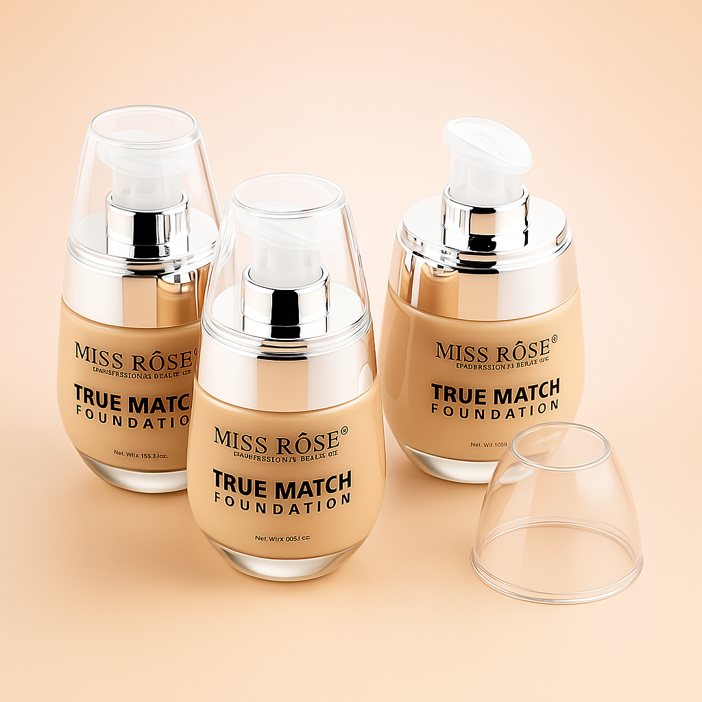 Miss Rôse® True Match Foundation – Professional Makeup