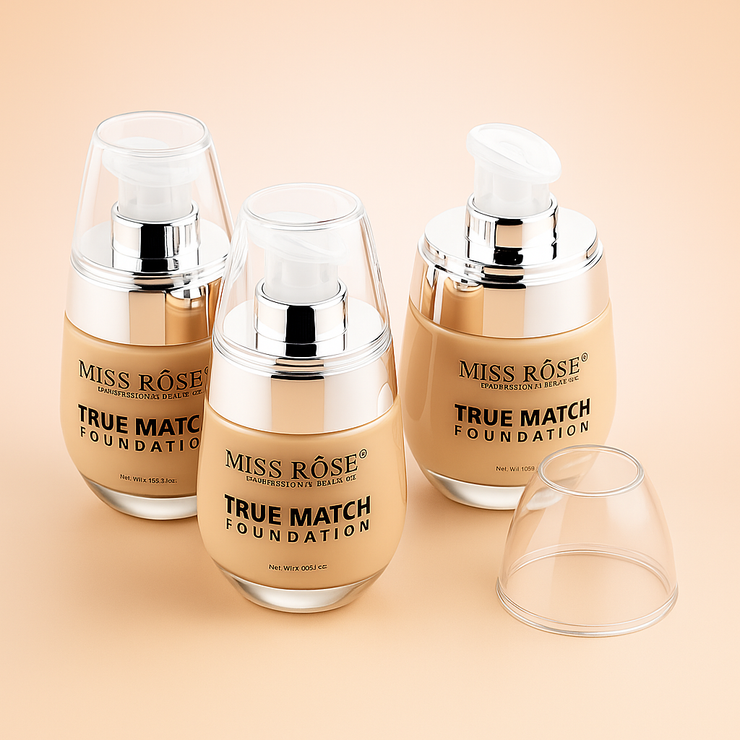 Miss Rôse® True Match Foundation – Professional Makeup