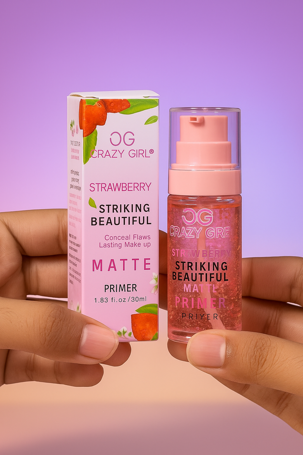 Crazy Girl Strawberry Striking Beautiful Matte Primer – 30ml