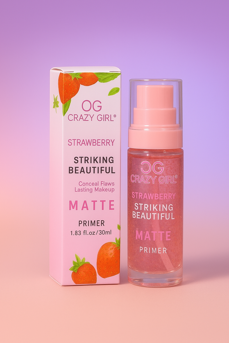 Crazy Girl Strawberry Striking Beautiful Matte Primer – 30ml