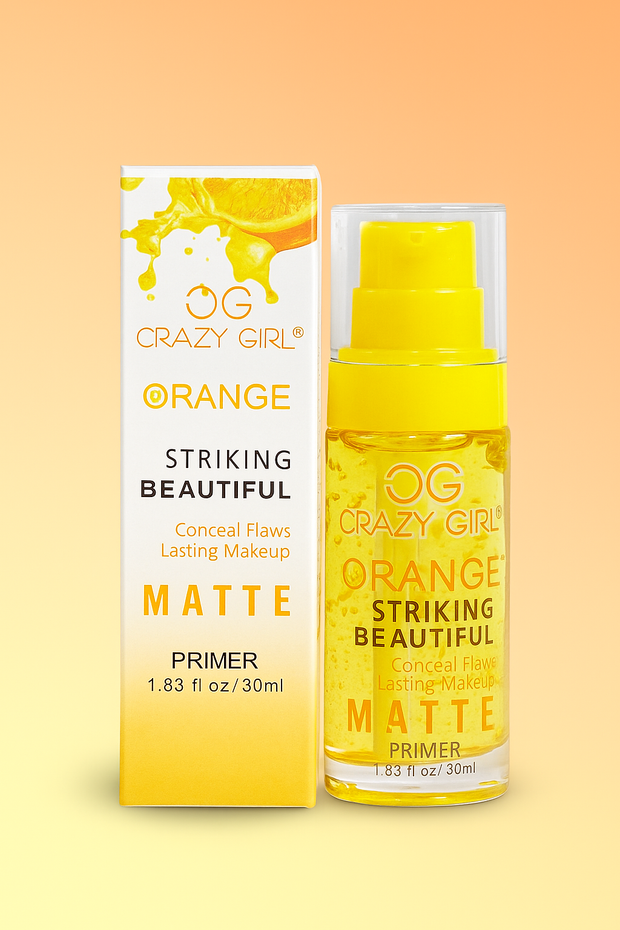 Crazy Girl Orange Striking Beautiful Matte Primer – 30ml