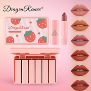 DragonRanee® Matte Lipstick Set – 6 Shades Long-Lasting