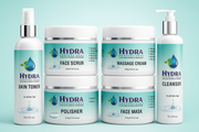 Hydra Professional Skin Care Kit – 6 in 1 (Face Scrub, Massage Cream, Cleanser, Skin Toner, Polisher, Face Mask)