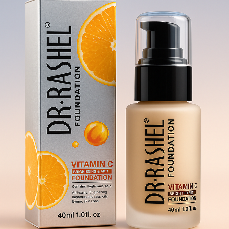 DR·RASHEL Vitamin C Foundation – Brightening & Anti-Aging, 40ml