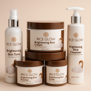 Rice Glow Brightening Skincare Set – Complete Skin Brightening & Care Kit (6 in 1)