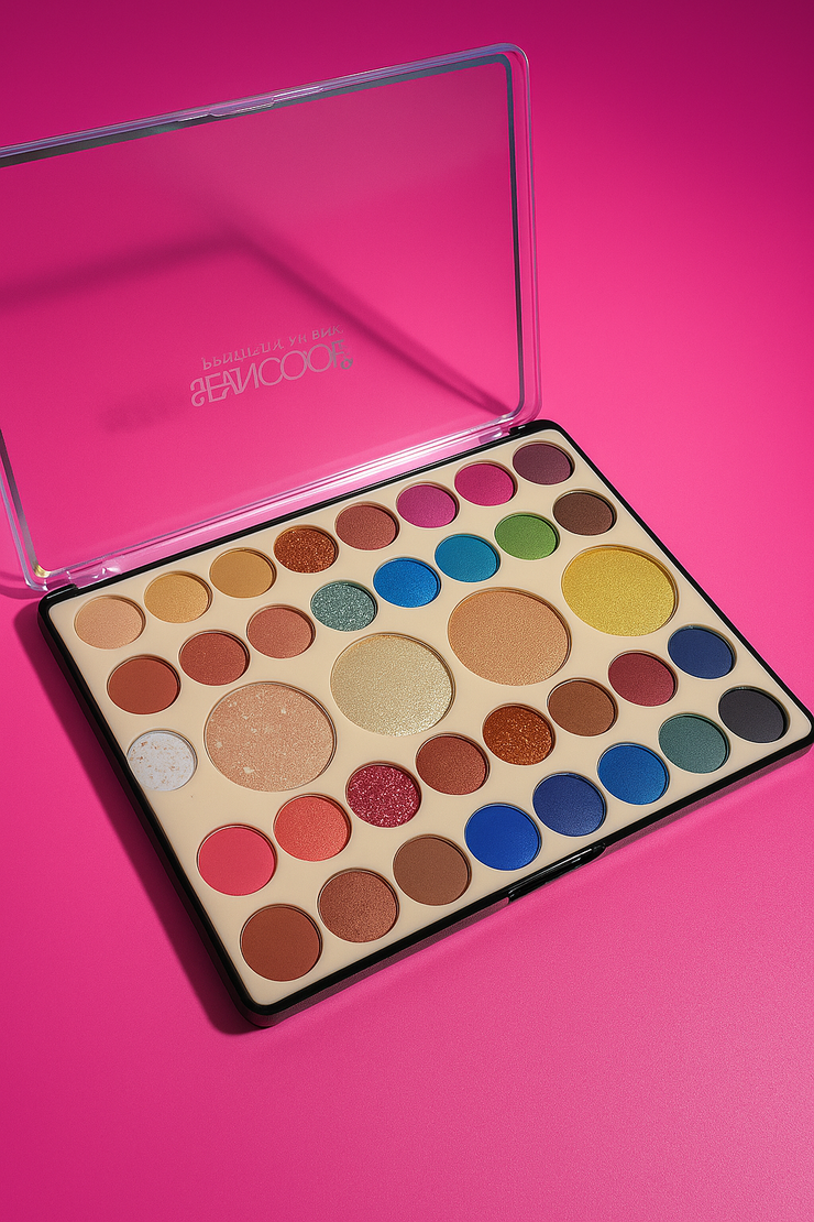 All-in-One Pro Eyeshadow & Highlighter Palette – 42 Shades