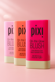 Pixi On-the-Glow Blush – Pack of 3 | Hydrating Tinted Glow Sticks