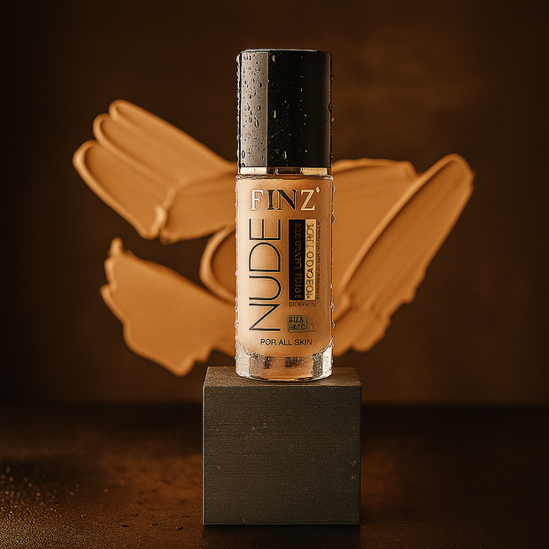 FINZ Nude Harmony Foundation – Longwear, Natural Velvet Finish (SPF 15, Vitamin E)