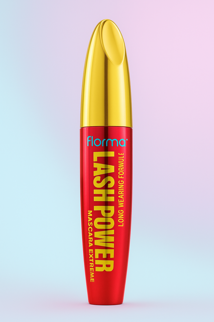 Florma Lash Power Extreme Mascara – Long-Wear, Smudge-Proof & Volume Boost