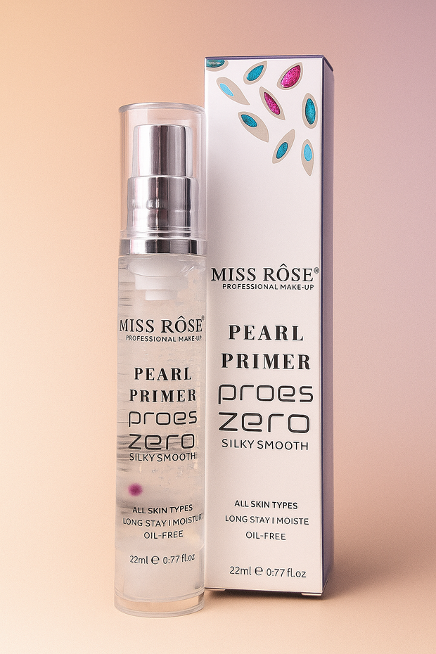 Miss Rose Professional Makeup Pearl Primer – 22ml | Long Stay, Oil-Free