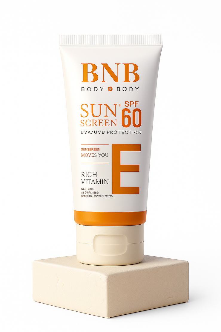 BNB Body & Body Sunscreen SPF 60 with Vitamin E – UVA/UVB Protection