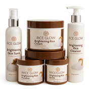 Rice Glow Brightening Skincare Set – Complete Skin Brightening & Care Kit (6 in 1)