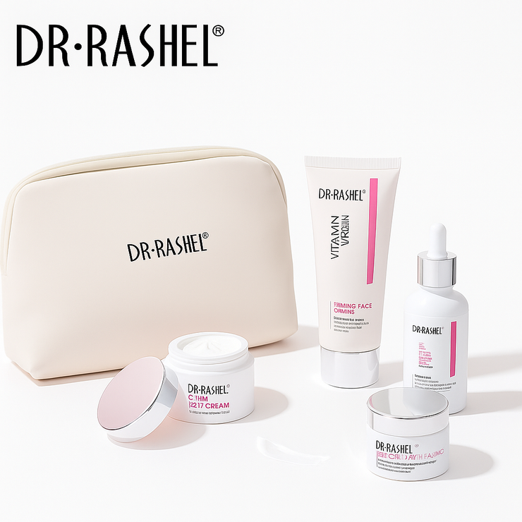 Dr. Rashel Whitening & Brightening Skincare Set – Complete Daily Care Kit