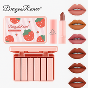 DragonRanee® Matte Lipstick Set – 6 Shades Long-Lasting