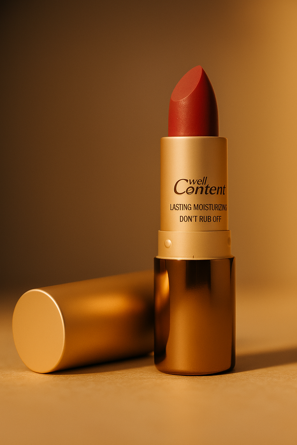 Well Content Long-Lasting Moisturizing Lipstick – Classic Red