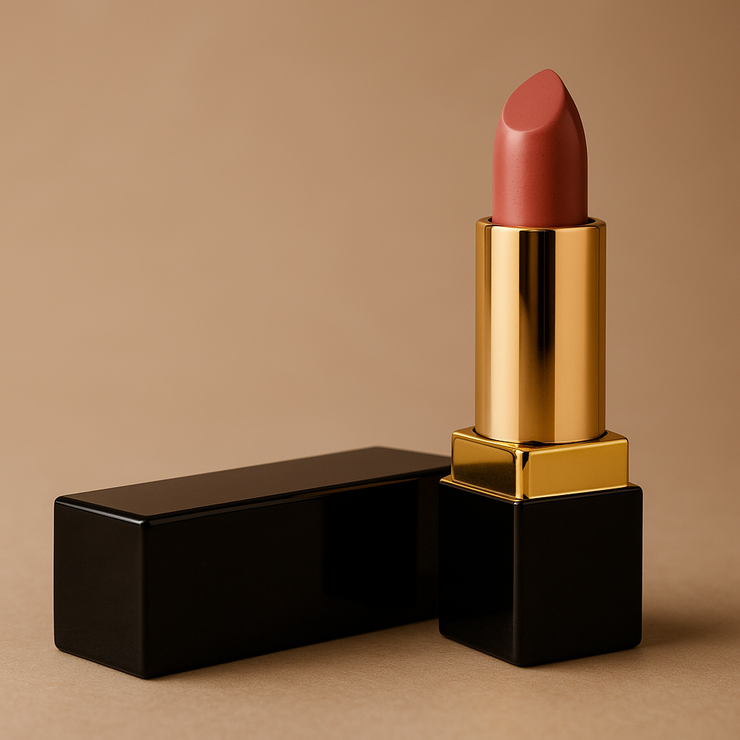 IJ Matte Warm Nude Rose Lipstick – Creamy, Hydrating & Long-Lasting