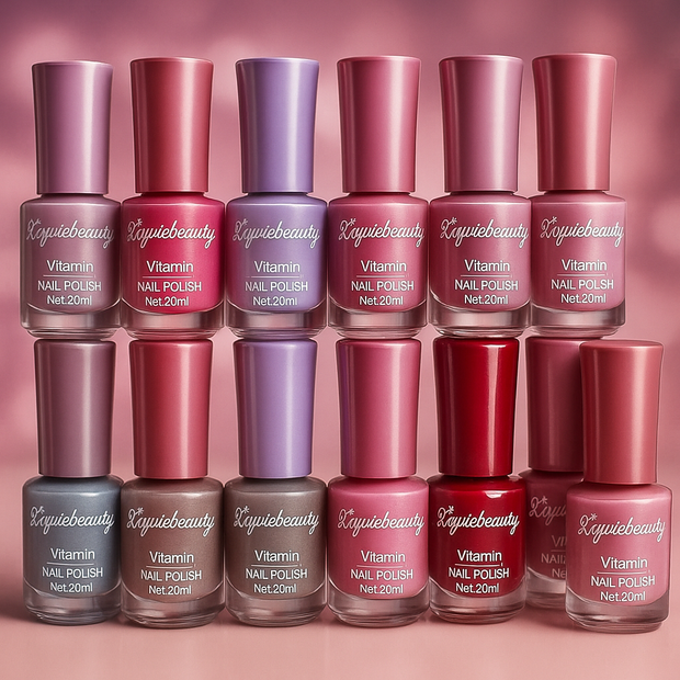 Kiyuebeauty Nail Polish - Pack of 3 (Random Colors) | 12 Gorgeous Shades | Long-Lasting & Premium Quality Nail Paints