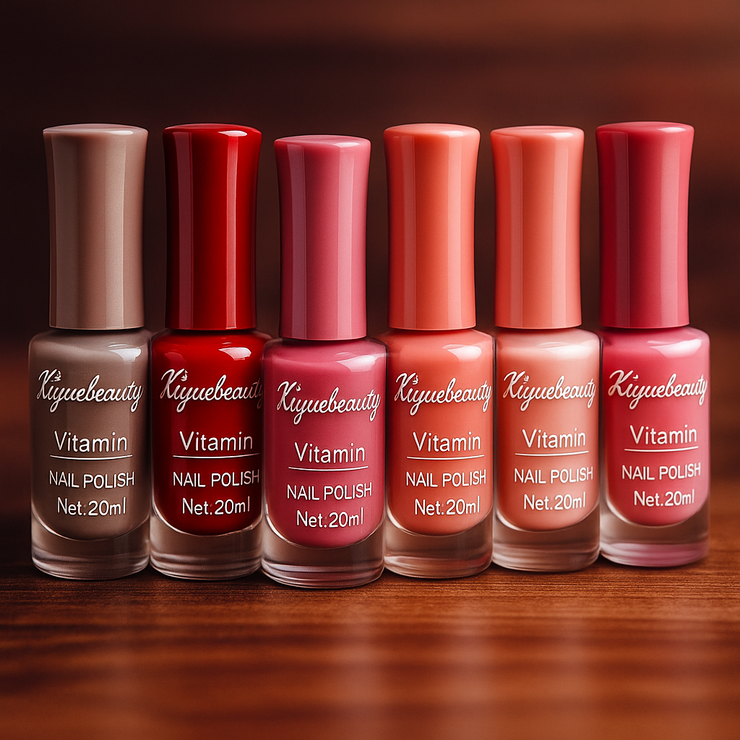 Kiyuebeauty Nail Polish - Pack of 3 (Random Colors) | 12 Gorgeous Shades | Long-Lasting & Premium Quality Nail Paints