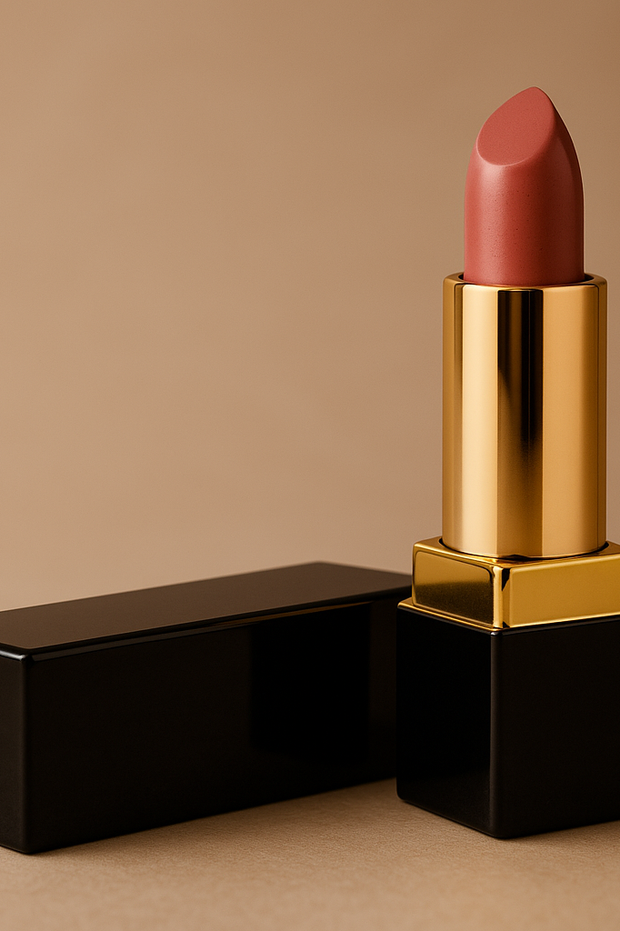 IJ Matte Warm Nude Rose Lipstick – Creamy, Hydrating & Long-Lasting