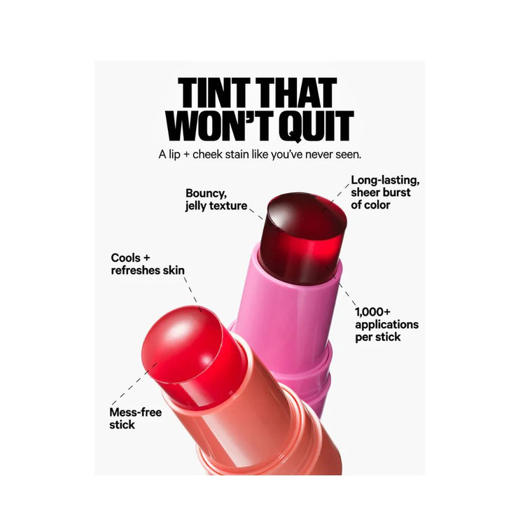 Blush Stick Lip Tinted Cooling Water Jelly Tint Jelly Blush Stick Watercolor Multi-Use Matte Blush Makeup